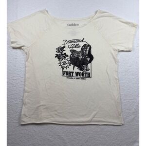 Golden Hour Womens XL Cream Diamond Hills Fort Worth Texas Graphic T-Shirt